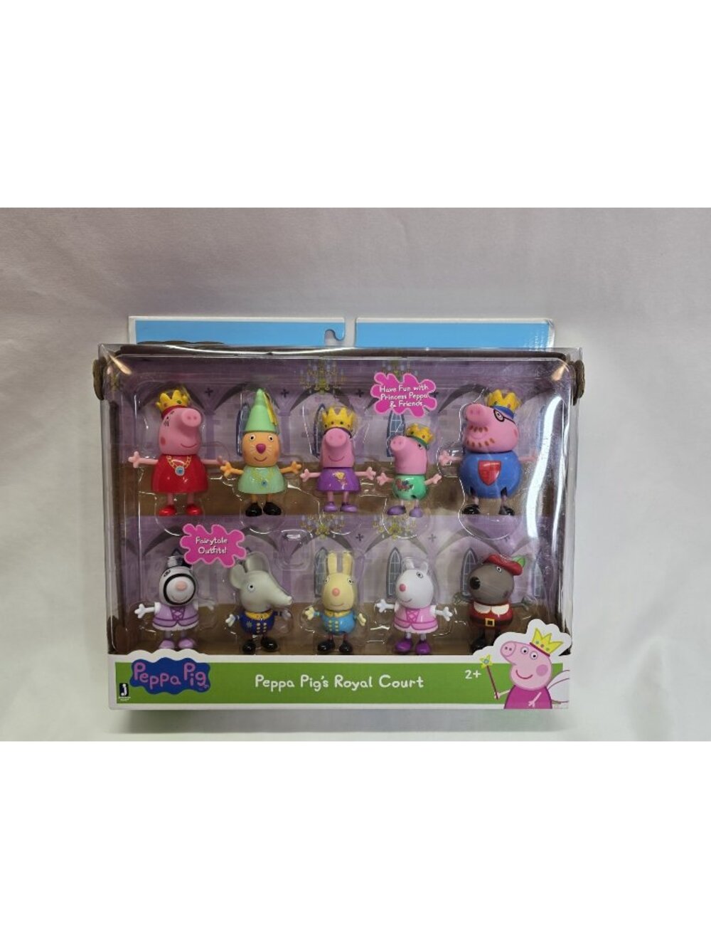 PEPPA Pig - Princess Peppa Pig's Royal Court - Figure 10 Pack - Brand New!